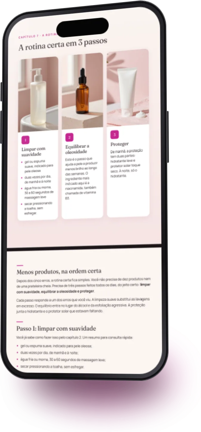 A rotina de 3 passos